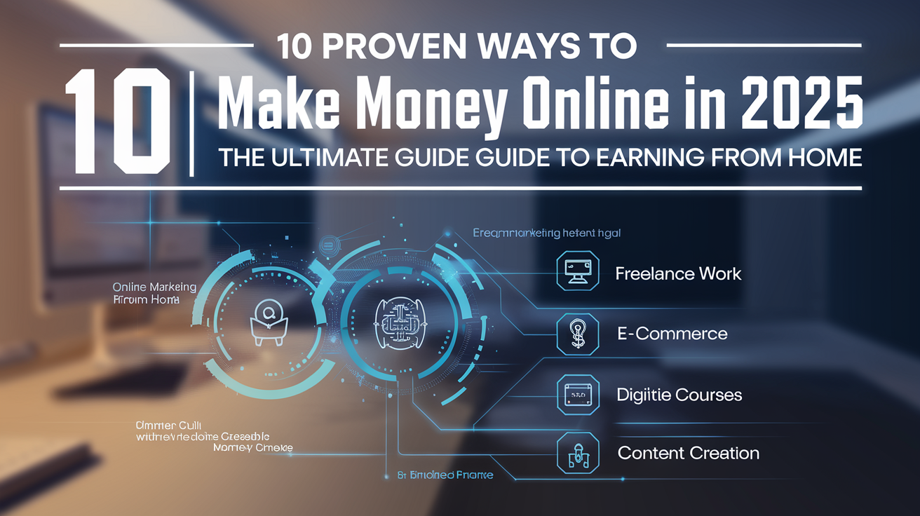 “10 Proven Ways to Make Money Online in 2025: The Ultimate Guide to Earning from Home”