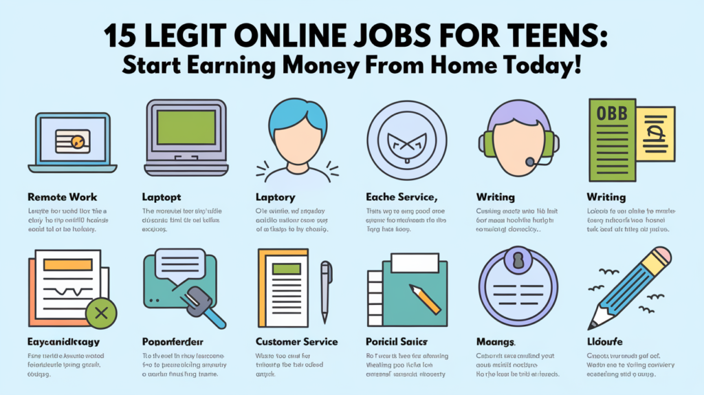 15 Legit Online Jobs for Teens